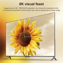Hua3C C Dp1.4 8k Mini Displayport Erkek Displayport Kadın Hdr Görüntü Video Dönüştürücü Adaptörü  (Yurt Dışından)
