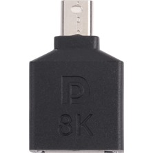 Hua3C C Dp1.4 8k Mini Displayport Erkek Displayport Kadın Hdr Görüntü Video Dönüştürücü Adaptörü  (Yurt Dışından)