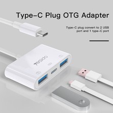 Hua3C C Yesıdo GS17 Pd Hızlı Şarj Portu ile USB Dönüştürücüsüne Tip-C-U-Disk Fare Klavye Için  (Yurt Dışından)