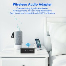 Hua3C C ZF-360A 3 In 1 Bluetooth 5.0 Alıcı Verici Şarj Edilebilir Kablosuz Aux Audio Adaptörü  (Yurt Dışından)