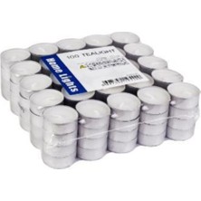 Pazariz Tealight Mum 100'LÜ Paket (13 Gr/4 Saat)