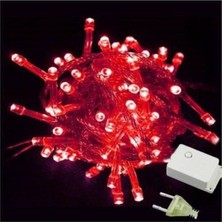 Pazariz 10 Metre 100 LED Kımızı Renk Süs Işık