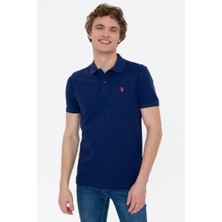 U.S. Polo Assn. Erkek Polo Yaka Düz Renk T-Shirt Kısa Kol Pamuklu Günlük Stil