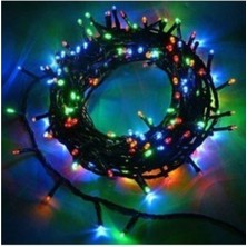 Pazariz 10 Metre 100 LED Yılbaşı Süslemesi LED Işık Karışık Renkli