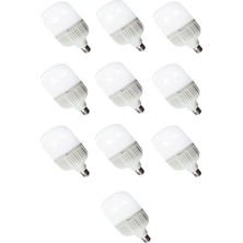 Pazariz LED Torch Ampul 40 Watt Beyaz Işık Aydınlatma Lambası 10 Ad