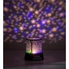 Pazariz Gökyüzü Dönen Gece Lambası Projeksiyonlu Gece Lambası