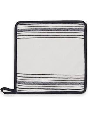 Ödel Home Buldan Keteni Çizgili Desenli 20X20 cm Mutfak/fırın Tutacağı