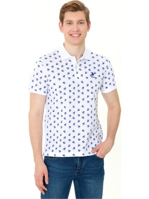 U.S. Polo Assn. Erkek T-Shirt 6141358755 Beyaz