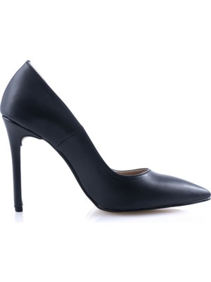 ShoeSSpring Siyah Ince Topuklu Stiletto