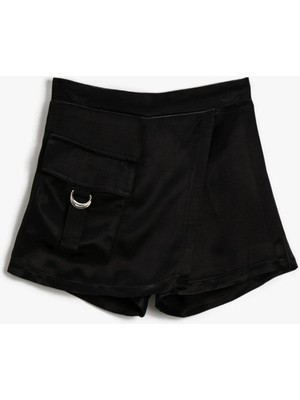 Koton Şort Etek Kısa Cep Detaylı
