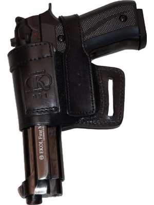 Kuyucular Deri 12'li Beretta 84F Deri Tabanca Kılıfı K-056-S