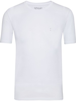 Süvari Classics  Pamuk Yuvarlak Yaka Özel Üretim Tshirt Regular Normal Kalıp Kiremit