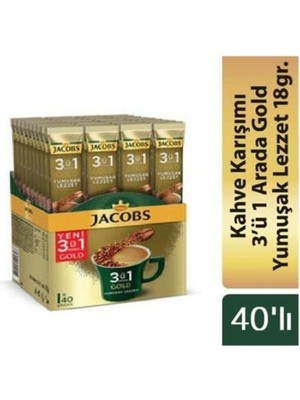 Jacobs Gold 3ü1 Arada Yumuşak Lezzet