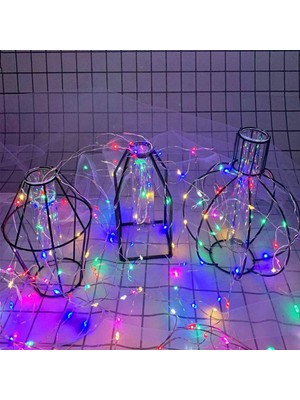 Pazariz 10 Metre & 3 Fonksiyonlu Pilli Rgb Peri LED