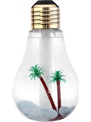 Pazariz Dream Plus LED Işıklı Hava Nemlendirici Buhar Makinası Ampül Şekil