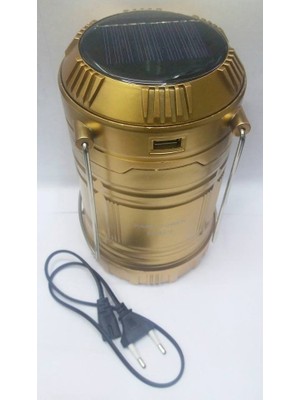 Pazariz Kama Power KP-8278A Solar Kamp Lambası 6 LED , USB