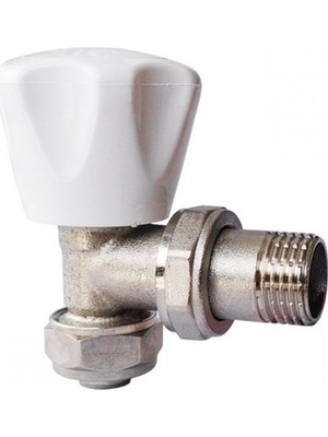 Kalde Hafif Tip Köşe Radyatör Vanası 1/2 Pe-X 16 x 2