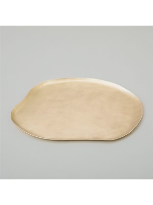 Chakra Irene Dekoratif Tabak 31X28 cm  Gold