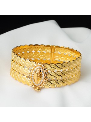 Bilezikci Tuğralı 22 Ayar Altın Bileklik