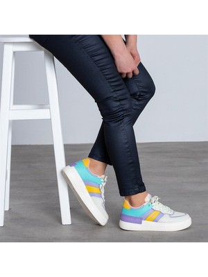 Lumberjack Freya Kadın Sneaker Spor Ayakkabı Lila Mint V2