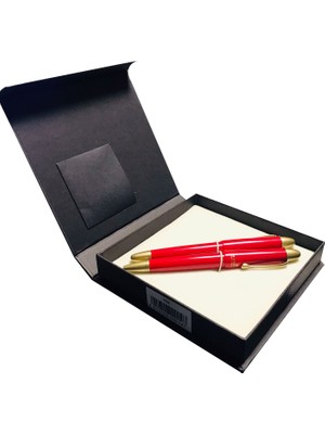 4589 / Steelpen Pearl Seri 4589 Dt Siyah Golddolma+Tükenmez