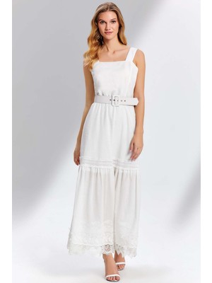 Guitar 22356 Beyaz Elbise