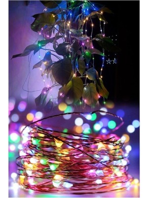 Pazariz Yeni Nesil 5 Metre Pilli Peri LED Ince Tel Dekoratif LED