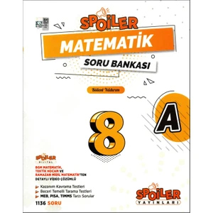 Spoiler Yayınları 8. Sınıf Matematik Soru Bankası (A)
