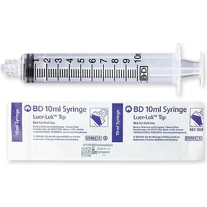 Bd 10 ml Luer Lock Kilitli Enjektör 100 Adet