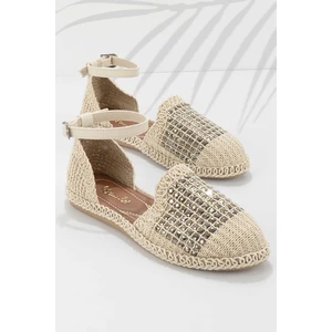Ten Platin Örgü  Kadın Espadril K018231707