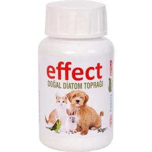 -50 Köpeklerde Bit Pire Kene Önleyen  Saf Doğal Diatom Toprak 50 gr Di-Ar Ultra Eddt-50