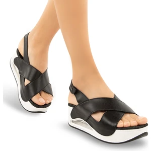 Assos Kadın Siyah Günlük Sandalet 31213  36/40 -1