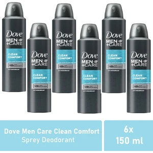 Men Care Deodorant Clean Comfort 150 ml x 6 Adet