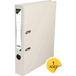 Plastik Klasör Dar 1 Adet Beyaz