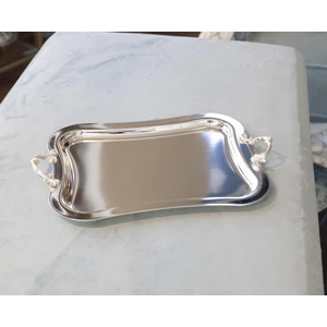 Bakır Concept Gümüş Kaplama İtalyan Tepsi 24 CM