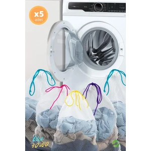 Çamaşır Yıkama Filesi 5 Adet 40X60CM Çorap Çamaşır Perde Yıkama Filesi