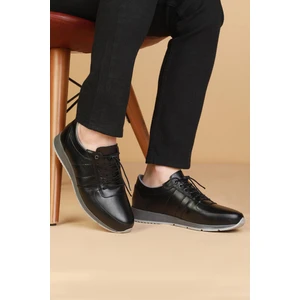 DRT6211  Deri Yumuşak Rahat Ortopedik Günlük Erkek Ayakkabı