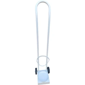 Oksijen Tüpü Taşıma Arabası - Tüp Arabası - 5 ve 10 lt Taşıma Kapasitesi