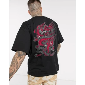 Unisex Siyah Chinesebox Tshirt