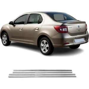 Renault Symbol Krom Cam Çıtası (4parça) 2013 ve Üzeri P.çelik