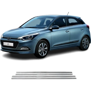 Hyundai I20 Krom Cam Çıtası (4parça) 2014-2019 Arası P.çelik