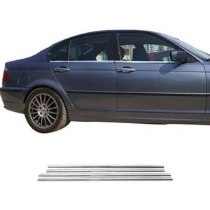 Bmw E46 Krom Cam Çıtası (4parça) 1998-2005 Arası P.çelik