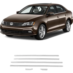 Vw Jetta Krom Cam Çıtası (6parça) 2011 ve Üzeri P.çelik
