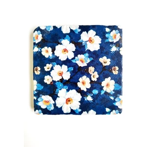 Şeker Portakalım Dekoratif Figürlü Doğal Taş Gider Kapağı Banyo Süsü Tekli 10X10 cm