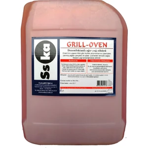 Fırın ve Izgara Temizleyici / Yanmış Yağ Sökücü - 6  kg - Bidon