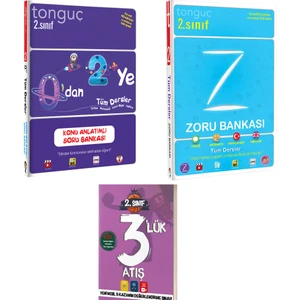 Tonguç Akademi 2. Sınıf Tüm Dersler 0'dan 2'ye Konu Anlatımlı - Zoru Bankası - Deneme Seti