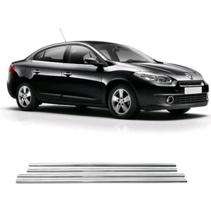 Renault Fluence Krom Cam Çıtası (4parça) 2010 ve Üzeri P.çelik