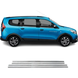 Dacia Lodgy Krom Cam Çıtası (4parça) 2012 ve Üzeri P.çelik