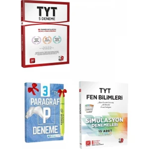 3D Yayınları TYT 5' Li Genel Deneme - Fen Bilimleri 15' Li Simülasyon Deneme