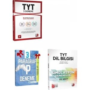 3D Yayınları TYT 5' Li Genel Deneme - TYT Dil Bilgisi 30' Lu Simülasyon Deneme